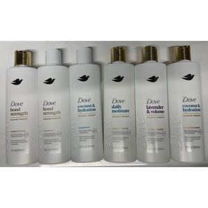 Dove Hair Care Set - 6 Bottles